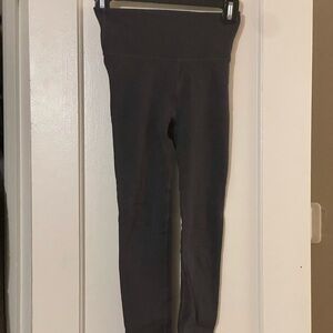 Lululemon gray perforated leggings ~26” size 4